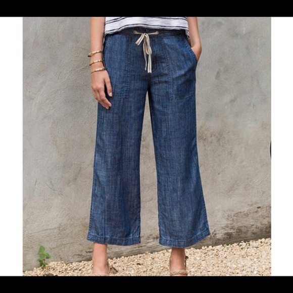 Lilla P Pants - Lilla P | NWT linen wide leg pant size small